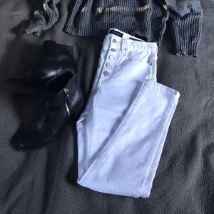 Banana Republic high rise skinny jeans